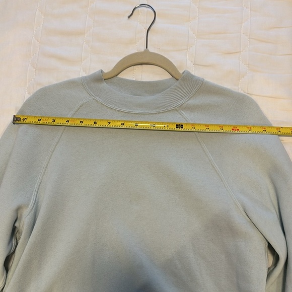 NWOT RARE Abercrombie & Fitch Soft AF Essential Crew in Blue Fog Size S - Picture 13 of 14